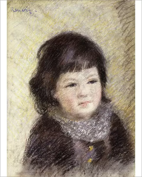 Portrait of a Child; Portrait d Enfant, c. 1879 (pastel on paper)