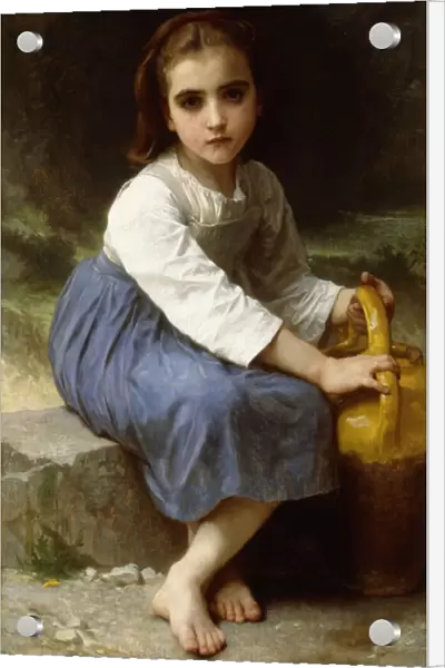 Young Girl with a Pitcher; Jeune Fille a la Cruche, 1885 (oil on canvas)