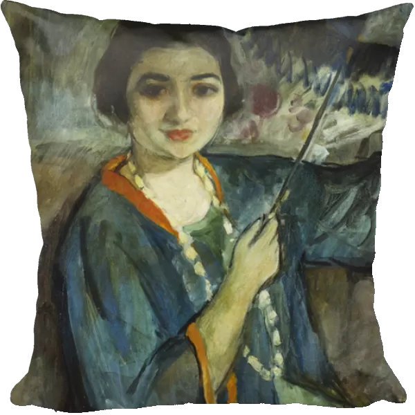 Nono with Umbrella; Nono a l Ombrelle, (oil on canvas)