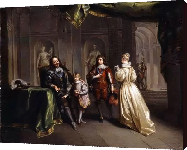 King Charles Taking Leave of his Children, c. 1721 (oil on canvas)