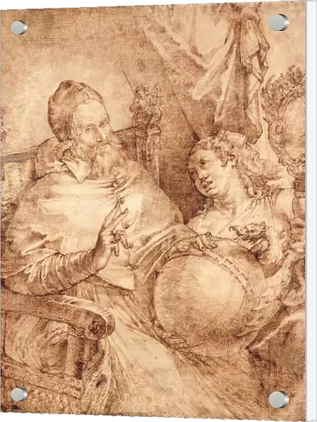 Portrait of Pope Gregory XIII, three-quarter length, Seated in an Armchair