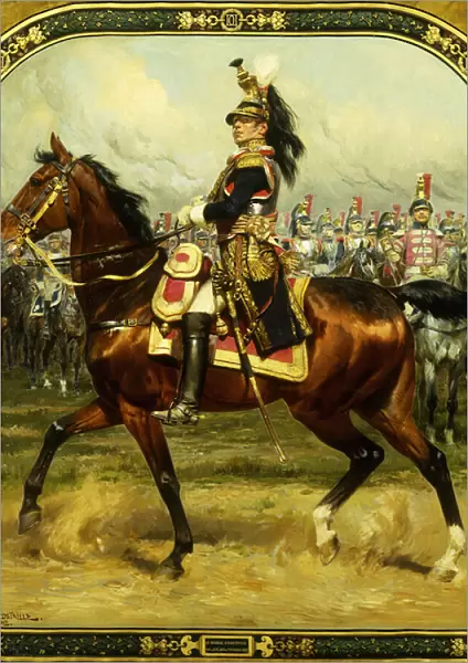 Le General d Hautpoul a Cheval, 1912 (oil on canvas)