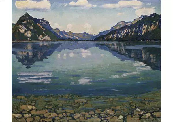Thunersee with Reflection, 1904 (oil on canvas)