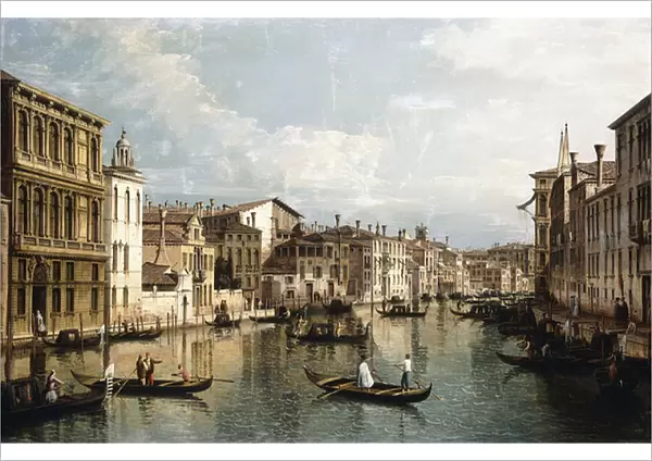 The Grand Canal, Venice, looking East from the Palazzo Flangini to the Palazzo Venramin