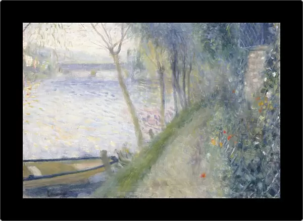 Landscape at the Edge of the Seine with the Pont d Argenteuil (The River, c