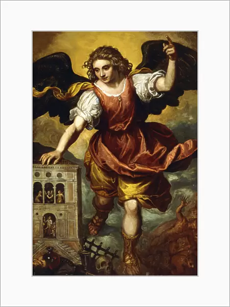 The Archangel St. Michael, (oil on canvas)