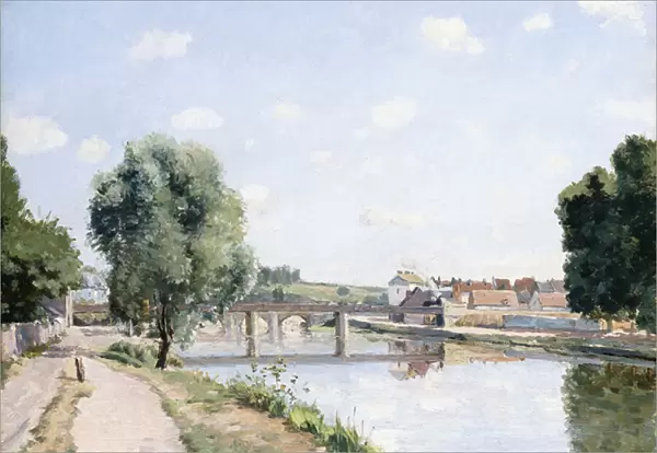 The Railway Bridge, Pontoise, c. 1873 (oil on canvas)
