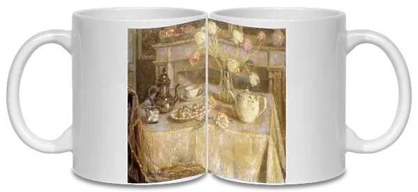 The White Tablecloth; La Nappe Blanche, (oil on canvas)