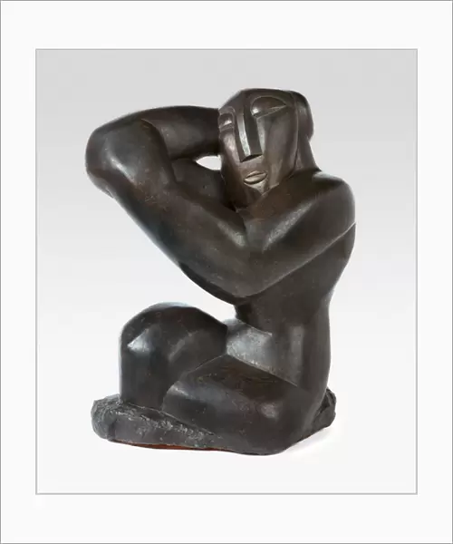 Seated Woman, 1914 (bronze with black patina)