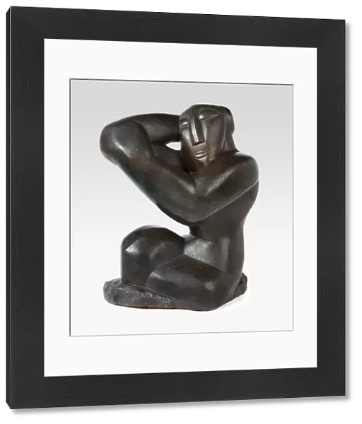 Seated Woman, 1914 (bronze with black patina)