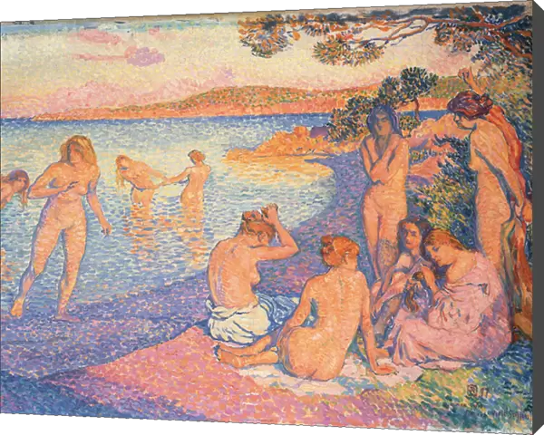 Sunset; L heure embrasee, 1897 (oil on canvas)