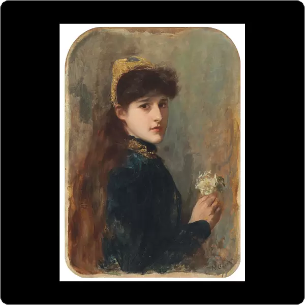 Portrait of a Young Girl, c. 1877-1880 (oil on canvas)
