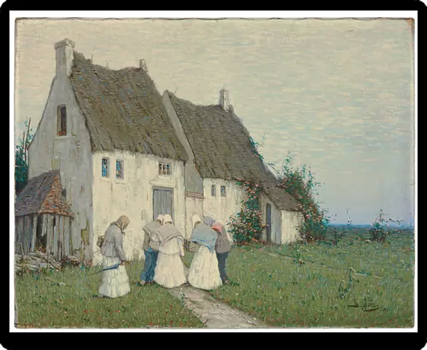 Returning from the Market, 1911 (tempera on canvas)