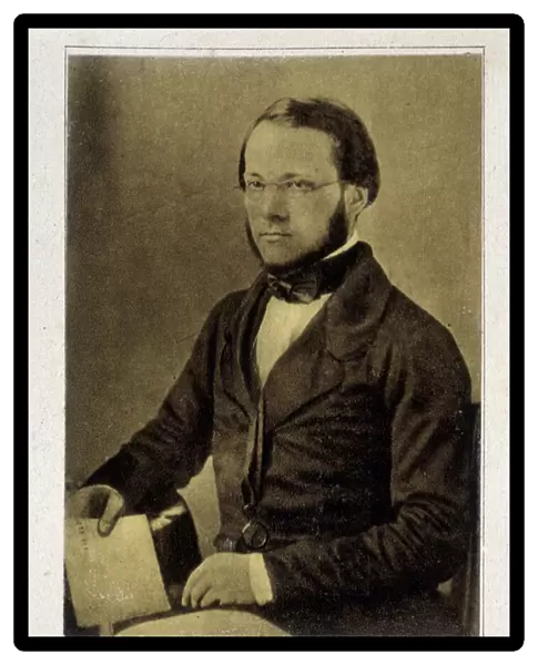 Portrait of Louis Pasteur in 1852