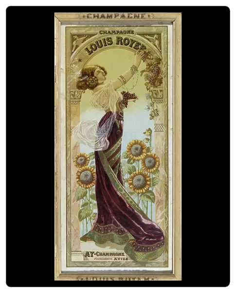Advertising poster for Louis Royer champagne, late 19th century