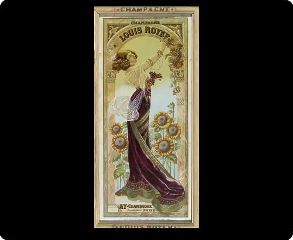 Advertising poster for Louis Royer champagne, late 19th century