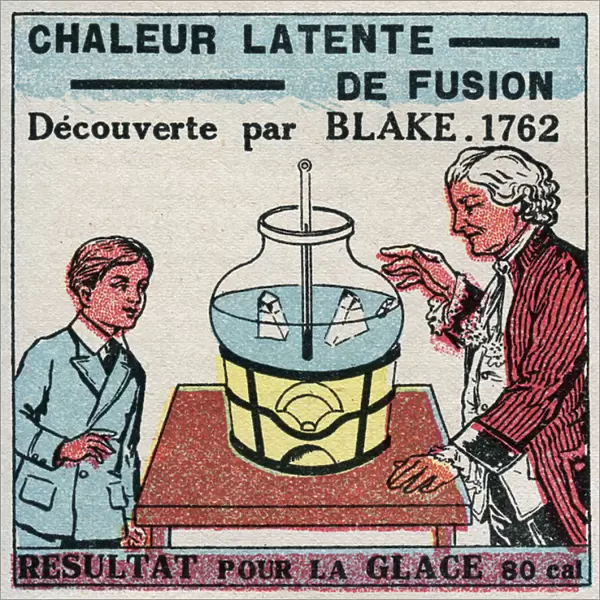 Calorimetry: the latent heat of fusion discovered by Joseph Black (1728-1799