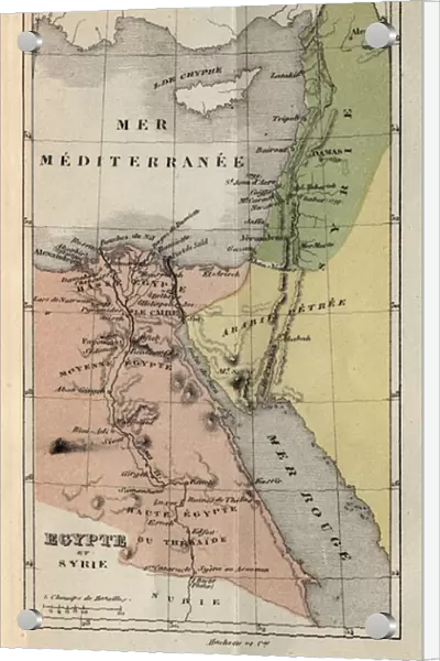 Egypt and Syria in the 19th century - engraving in 'Histoire de France'