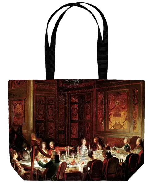 Dinner of Prince Louis Francois de Conti, Palace of the Temple'Detail