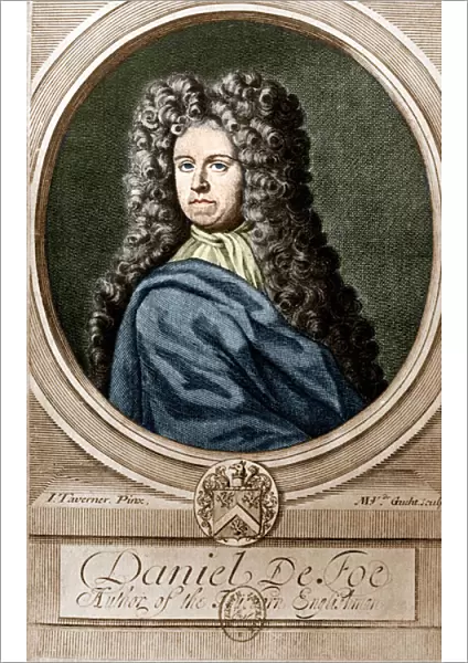 Portrait of Daniel de Foe or Defoe (1660 - 1731), English writer and journalist