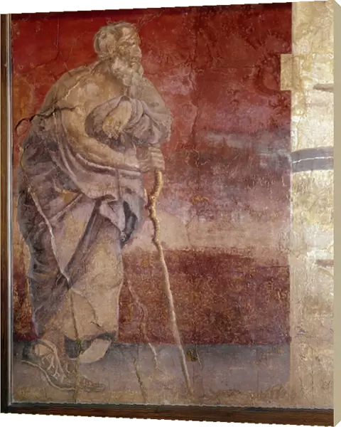 A philosopher, detail (fresco, 1st century AD)
