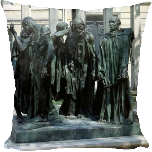 Le monument des bourgeois de Calais Bronze sculpture by Auguste Rodin (1840-1917), 1889