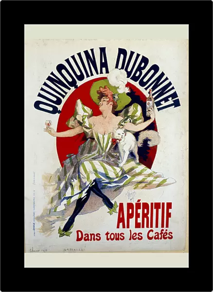 Advertising for Quinquina Dubonnet 'Aperitif dans tous les cafes'