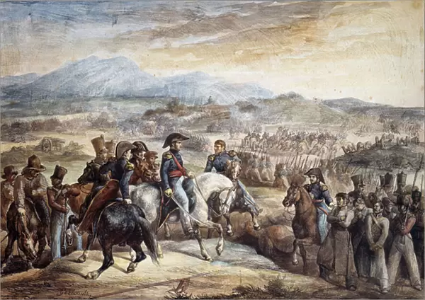 Chilean Independence War: 'View of the Battle of Maipu