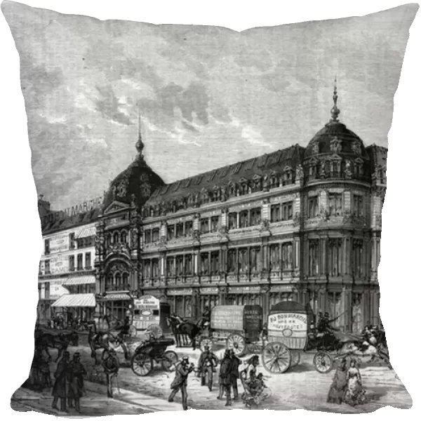 Paris 1872: new shops, 'Au bon marche'
