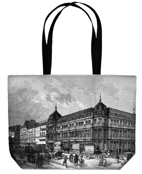 Paris 1872: new shops, 'Au bon marche'