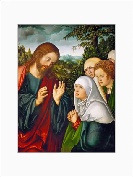 Les adieux du Christ a sa mere - Christs farewell to the holy women - Lucas Cranach