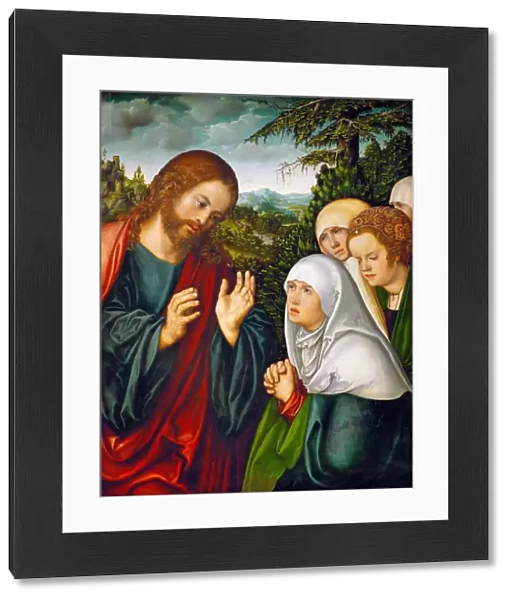 Les adieux du Christ a sa mere - Christs farewell to the holy women - Lucas Cranach