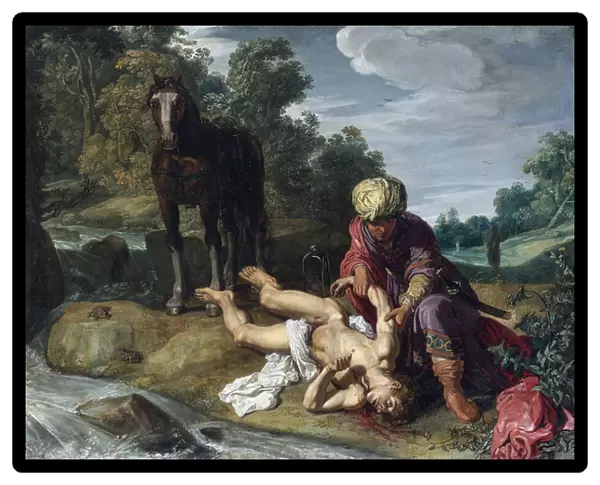 Bon Samaritain - The Good Samaritan - Peinture de Pieter Pietersz Lastman (1583-1633), c