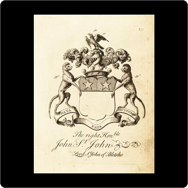Coat of arms of the Right Honourable John St