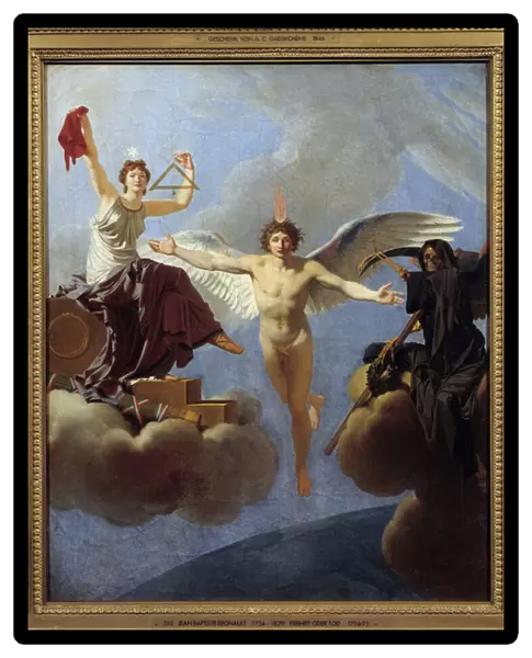 La Liberte ou la Mort Allegorie de la Liberte on the left