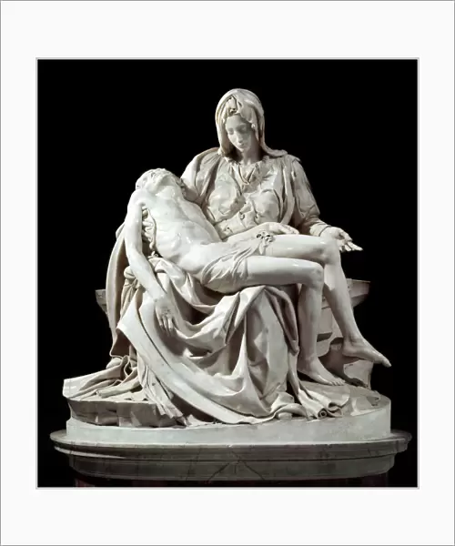 La Pieta Marble Sculpture by Michelangelo Buonarroti called Michelangelo