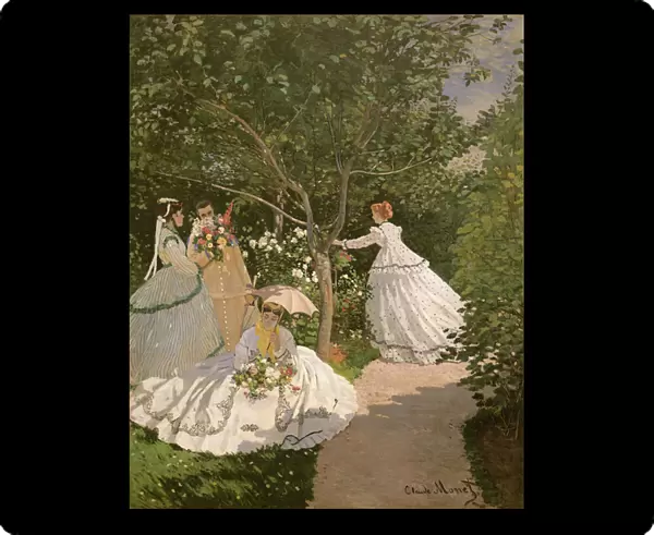 Woman in the Garden, c. 1866 (oil on canvas)