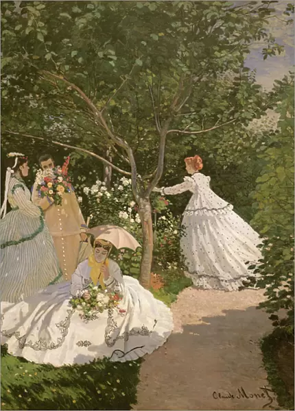 Woman in the Garden, c. 1866 (oil on canvas)