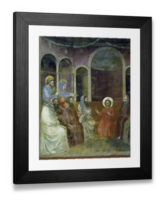 Framed Print : Giotto's Jesus in Temple Print