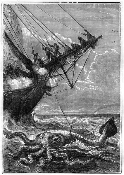 'Twenty thousand leagues under the seas', 1870 by Jules Verne