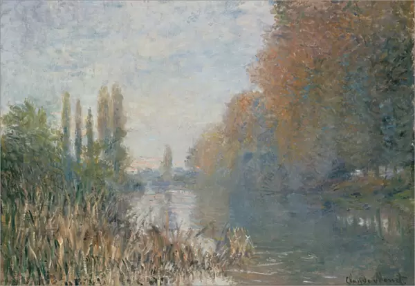 The Banks of the Seine in Autumn, 1876 (oil on canvas)