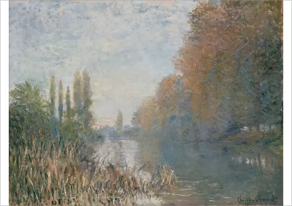 The Banks of the Seine in Autumn, 1876 (oil on canvas)