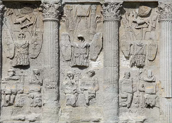 Detail of the Triumphal Arch of Orange. France