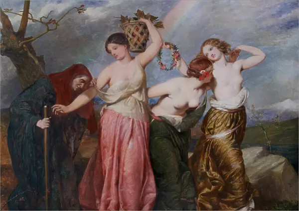 The Four Seasons, 1853 (oil on canvas)