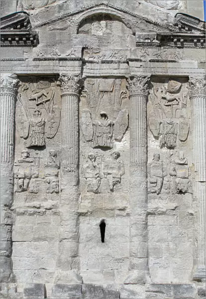 Detail of the Triumphal Arch of Orange. France