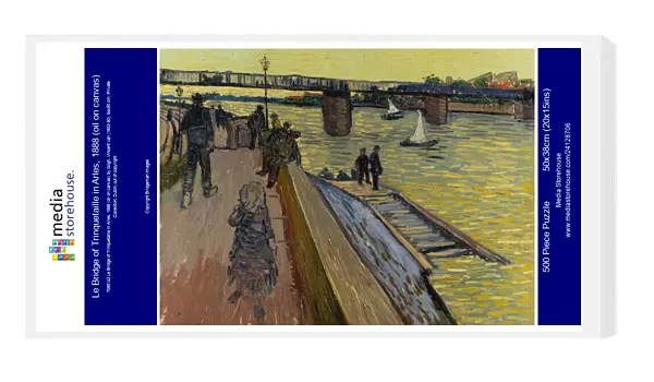 Le Bridge of Trinquetaille in Arles, 1888 (oil on canvas)