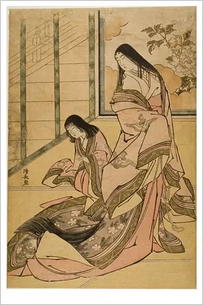 The Third Princess from an untitled series of classical beauties, 1784 (woodblock print on paper)
