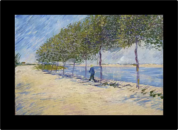 'Les quais de Seine, Paris'Peinture de Vincent van Gogh (1853-1890) 1887 Amsterdam, Van gogh museum