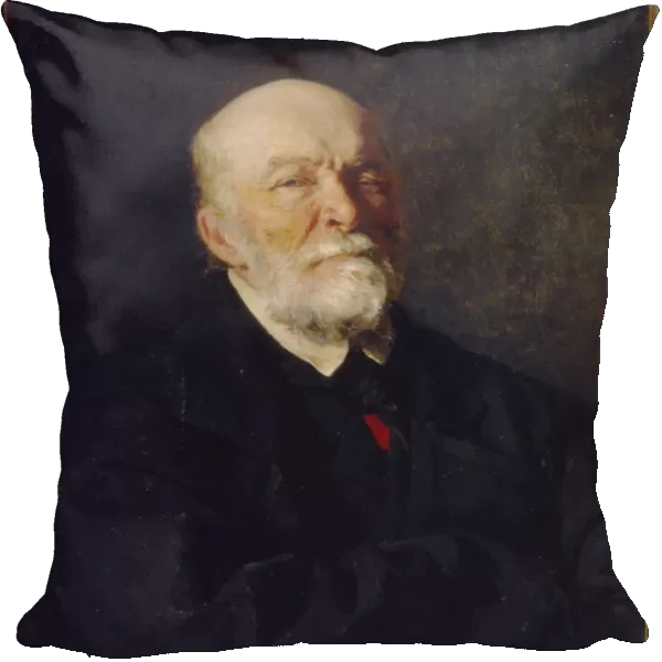 Portrait du scientifique et pedagogue le docteur Nikolai Ivanovitch Pirogov (1810-1881) (Portrait Of The Scientist, Doctor And Pedagogue N. I. Pirogov). Peinture de Ilya Yefimovich Repin (Ilia Repine) (1844-1930), huile sur toile, 1881