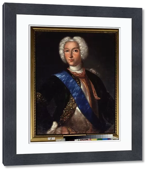 Portrait du tsar Pierre II de Russie (1715-1730) (portrait of the Tsar Peter II of Russia) - Peinture de Johann Heinrich Wedekind (1674-1736), huile sur toile, art allemand, 18e siecle - State Art Museum of Samara (Russie)